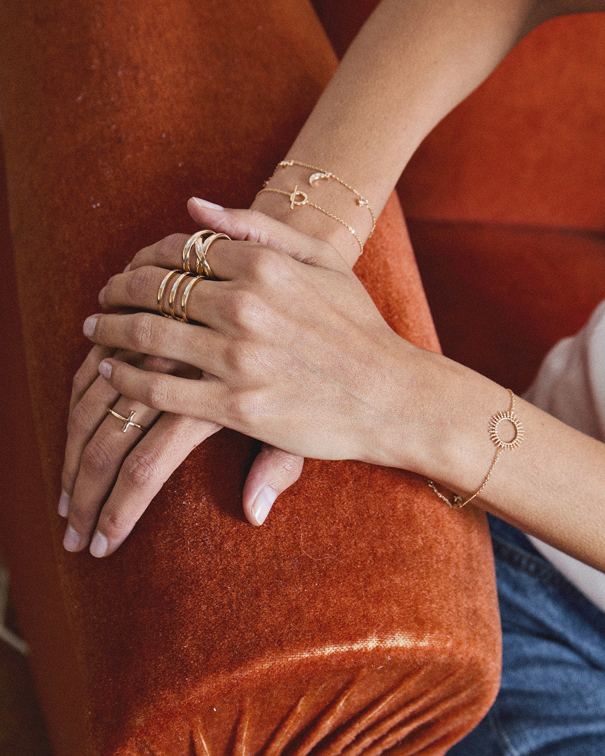 18k gold-plated jewelry design by Korè Paris