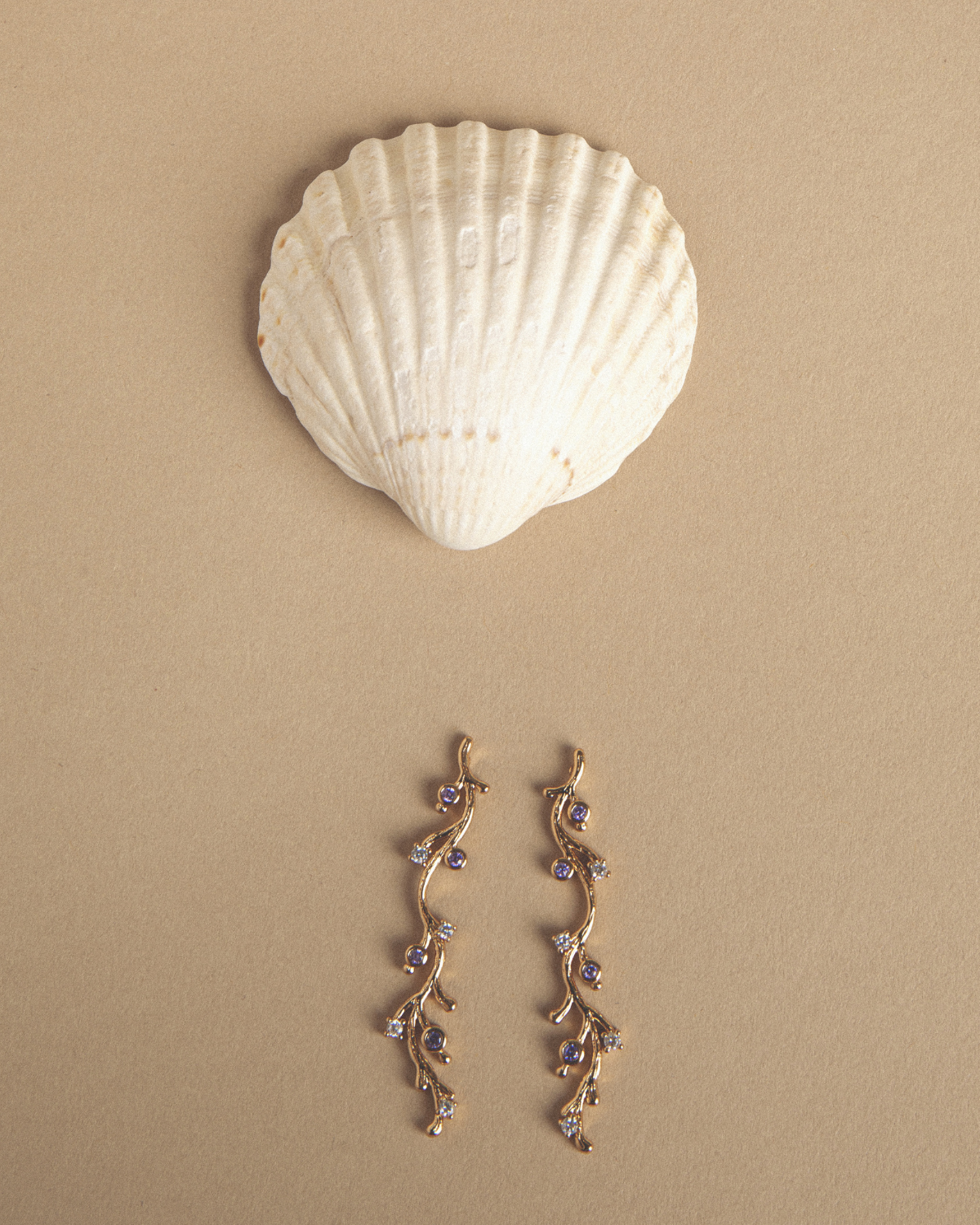 Liora Earrings Purple