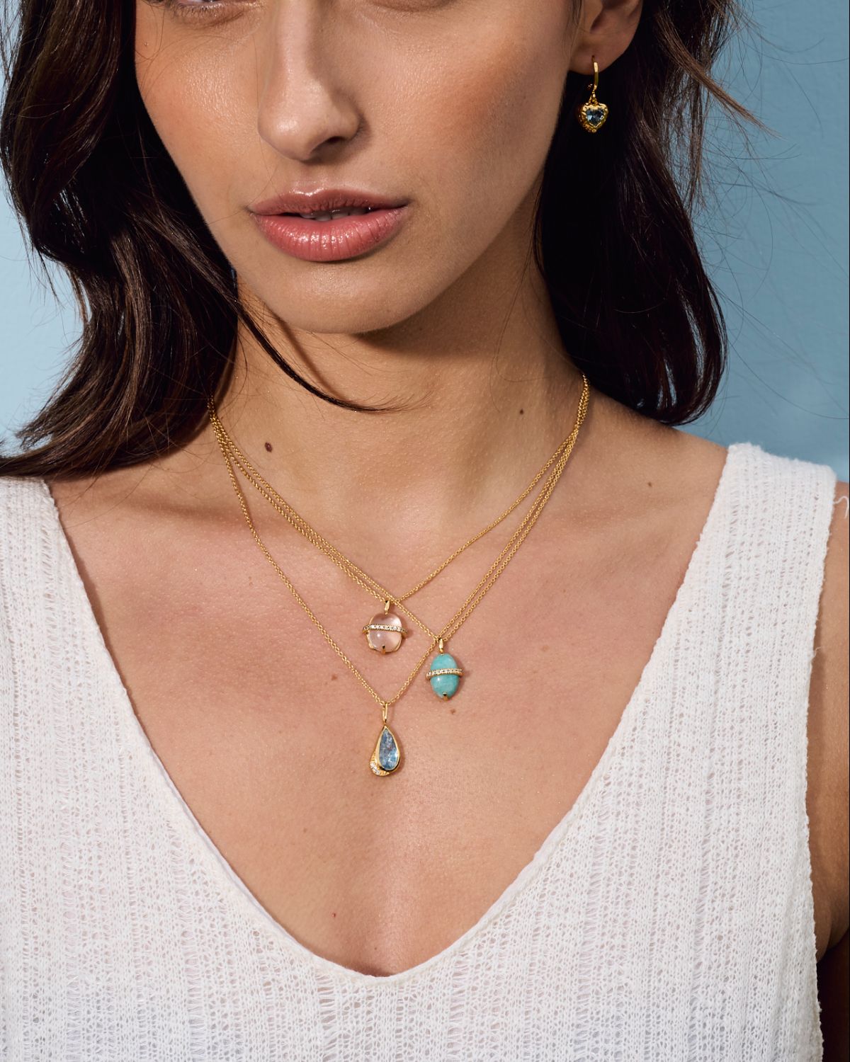 Cyané Necklace - Amazonite
