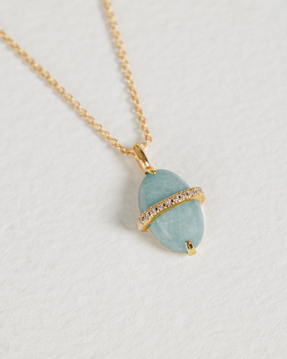 Cyané Necklace - Amazonite