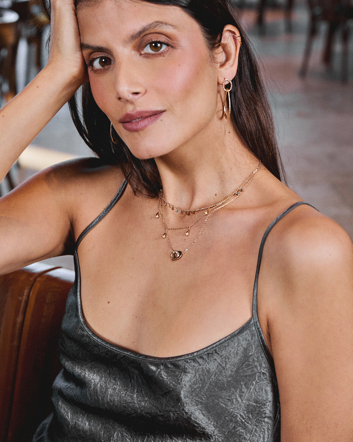 A 18k gold-plated necklace