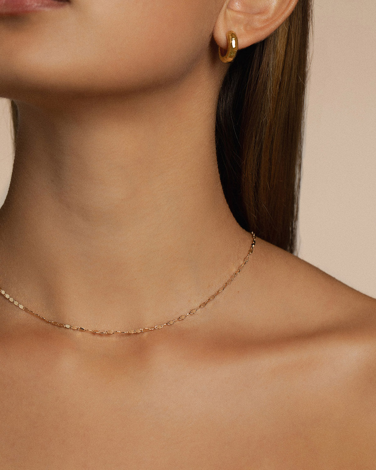 A 18k gold-plated necklace