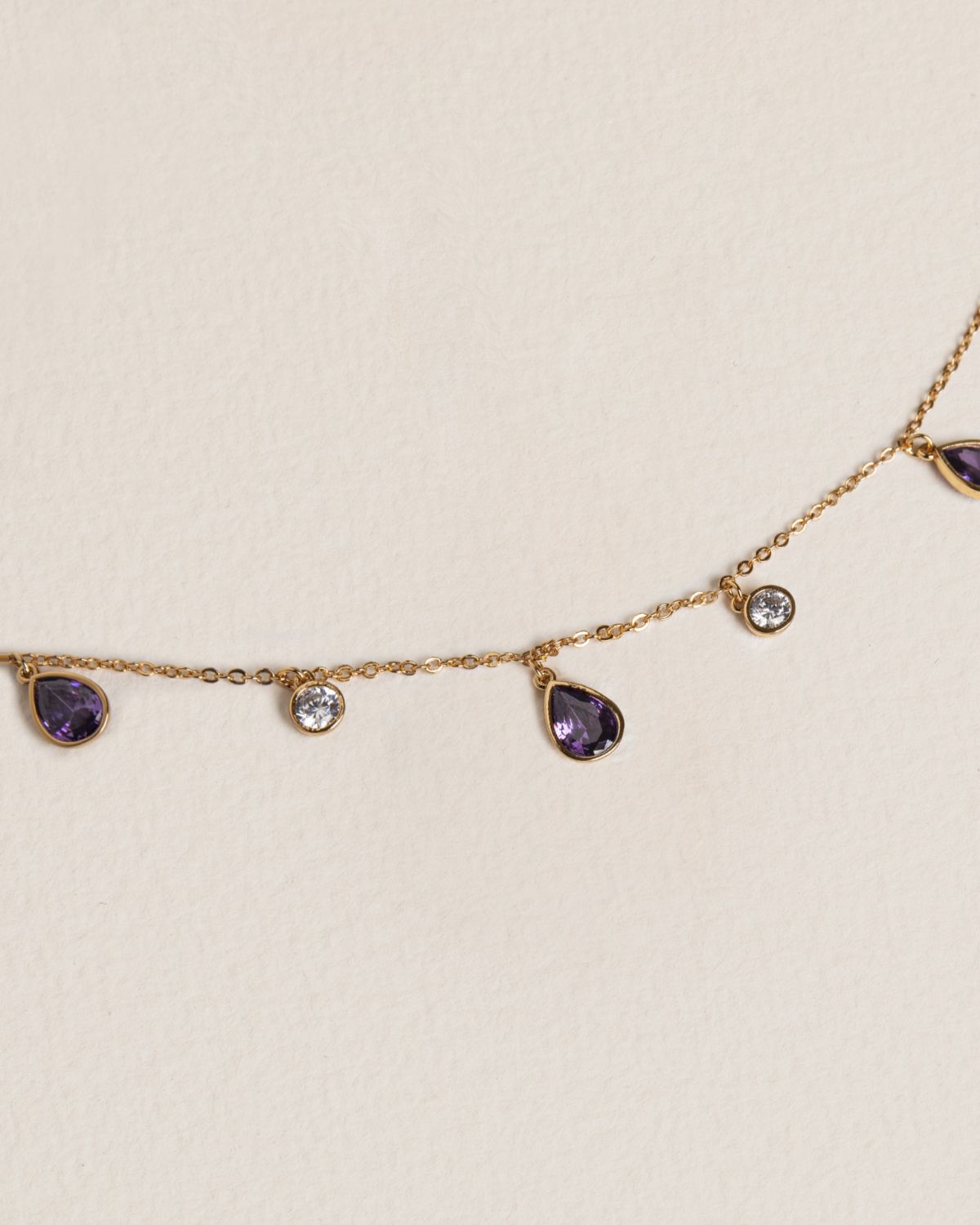 Emera Necklace - Purple