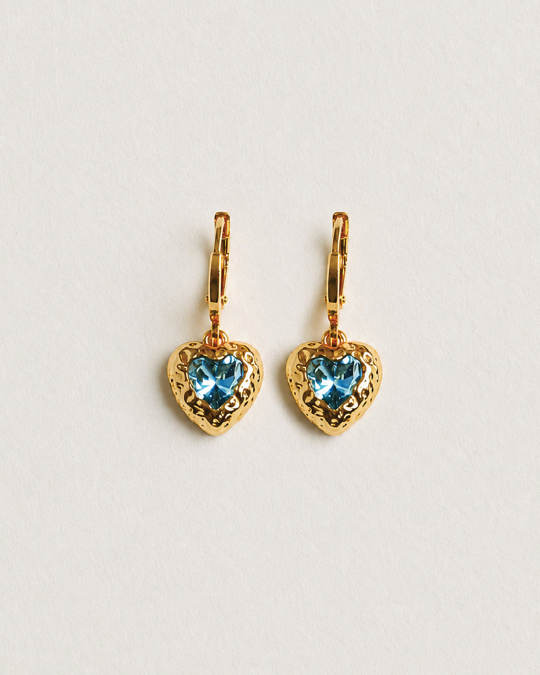 Boucles d'oreilles Agapé Bleues