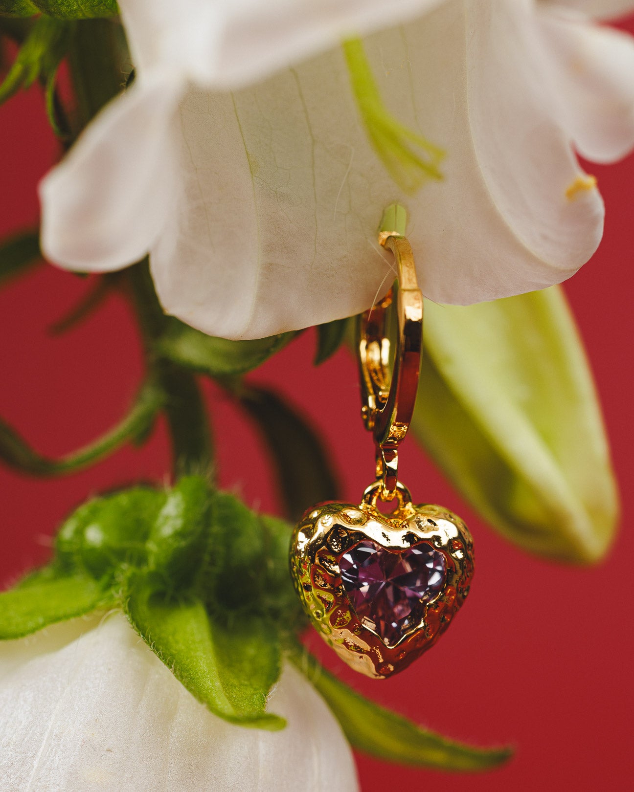 Agapé Earrings Purple