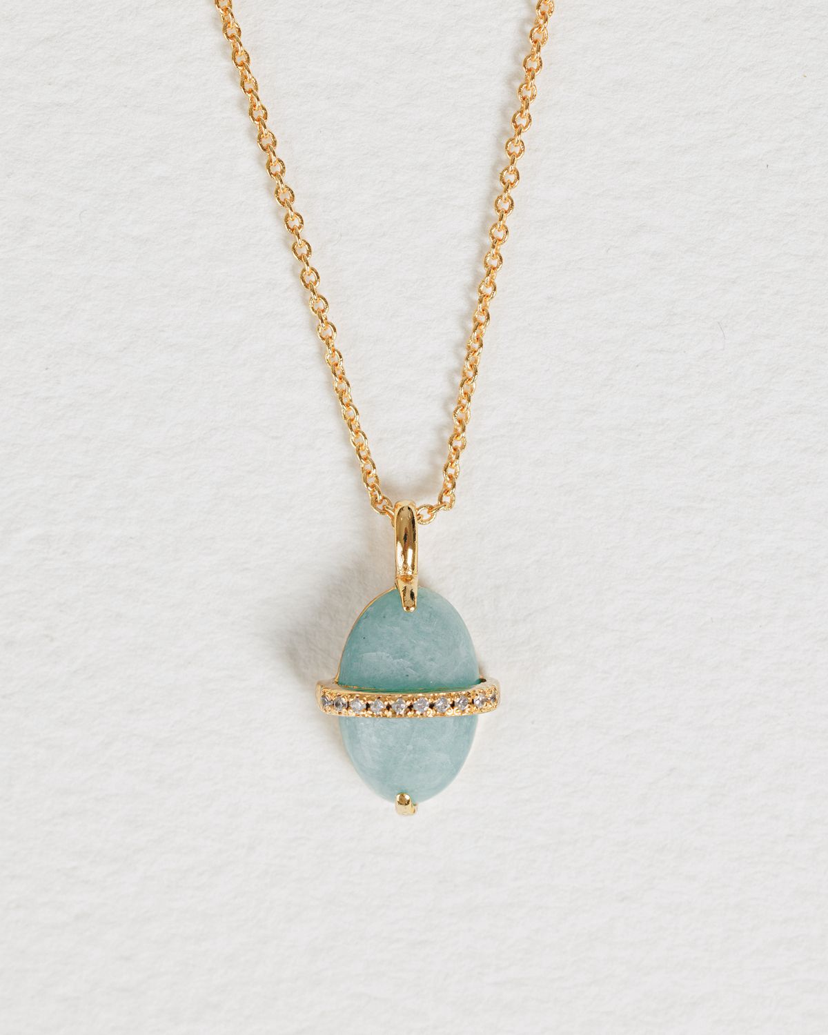 Cyané Necklace - Amazonite
