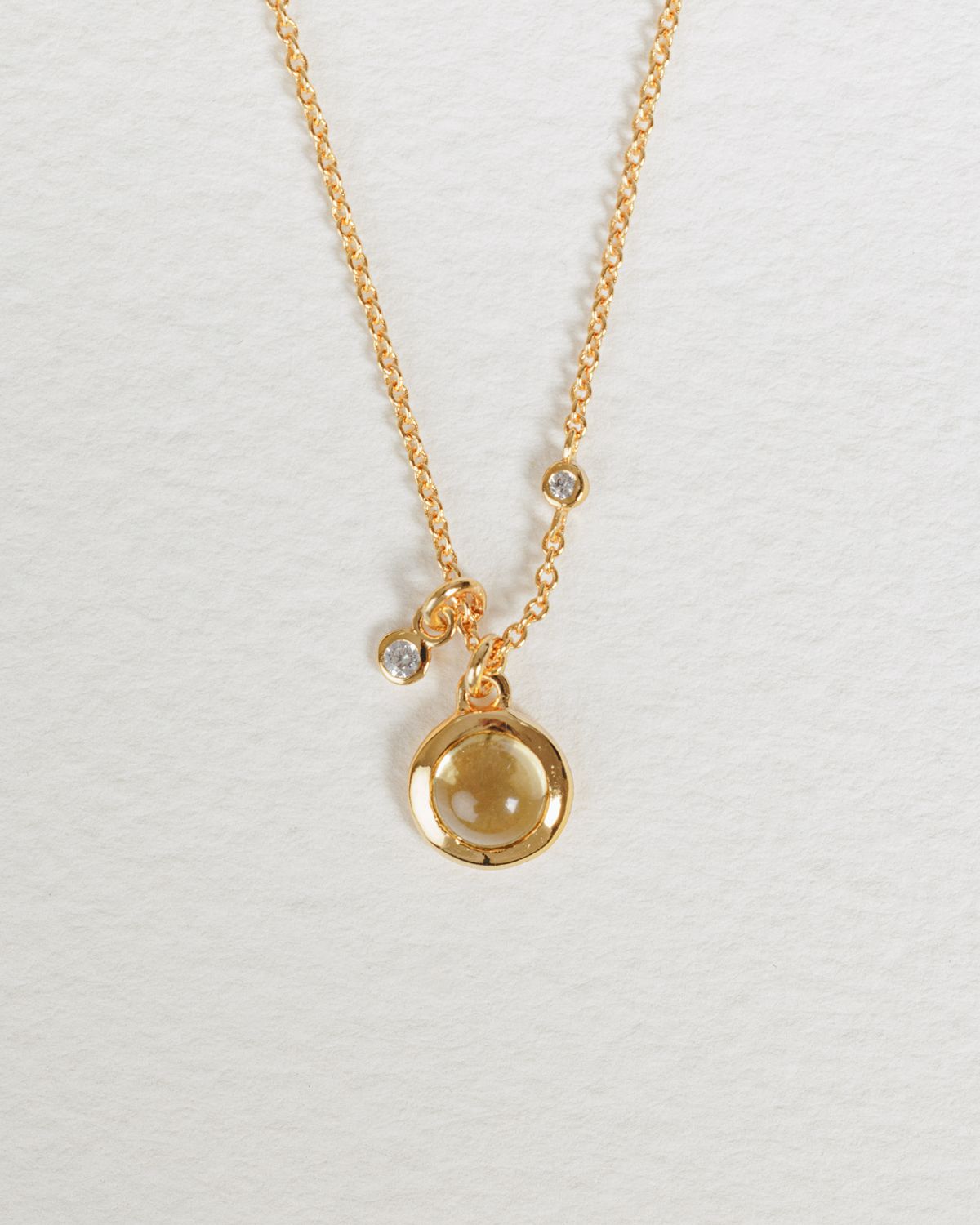 Kyra Necklace - Citrine