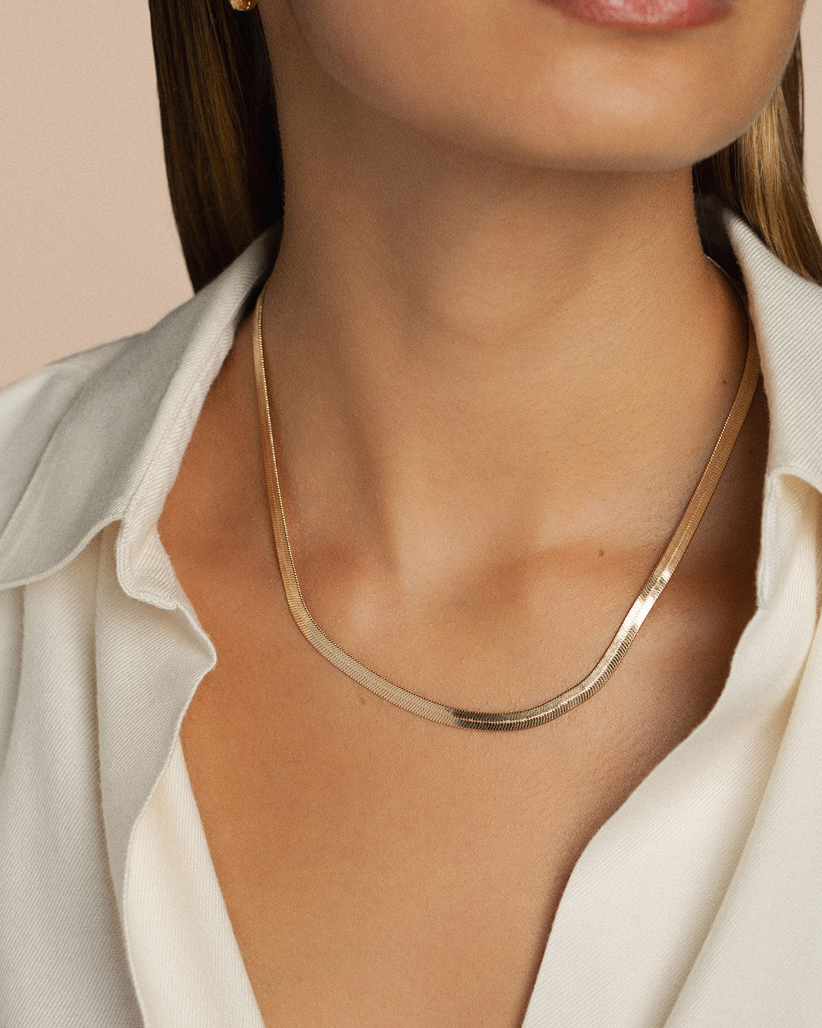 A 18k gold-plated necklace