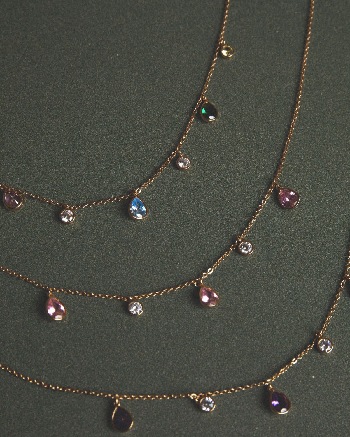 Emera Necklace - Purple