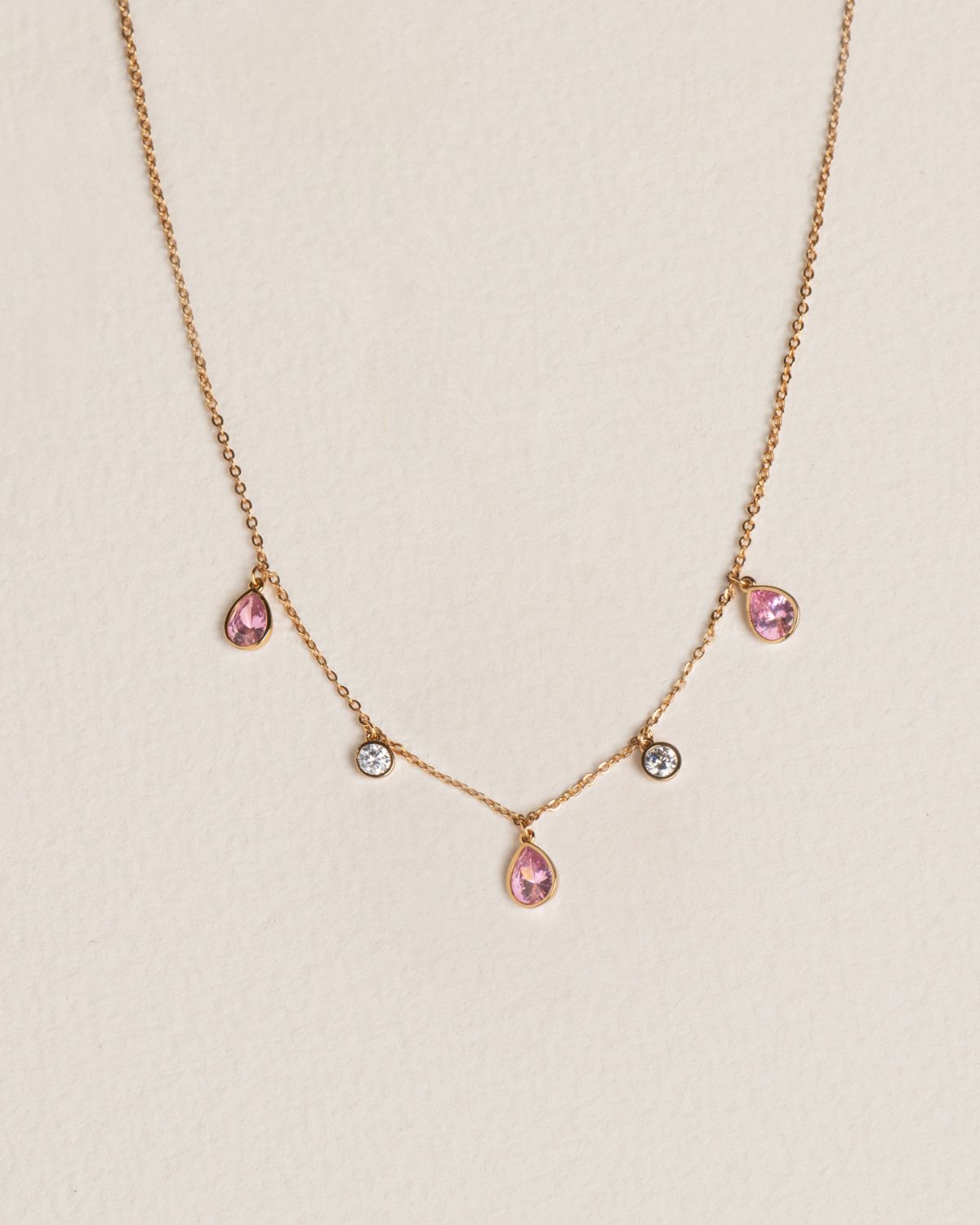 Emera Necklace - Pink