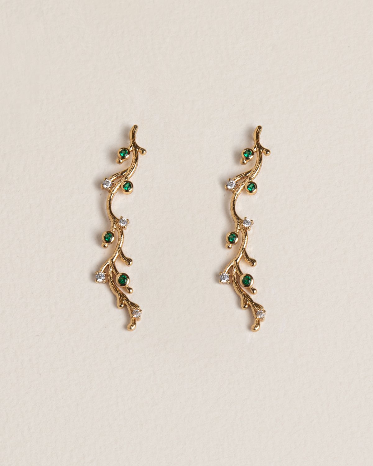 Liora Earrings - Green
