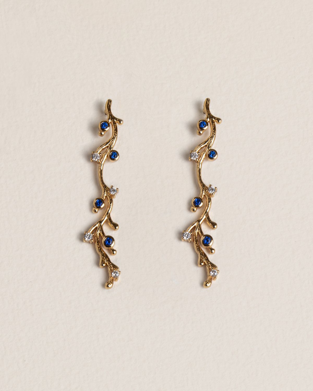 Liora Earrings - Blue